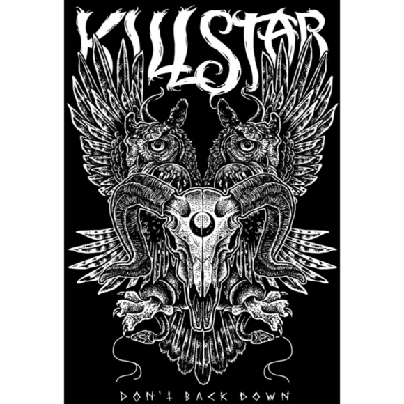 Killstar Archive ✦ Don’t Back Down Pullover ✦ Black Cotton Gothic Sweatshirt S - Picture 2 of 5